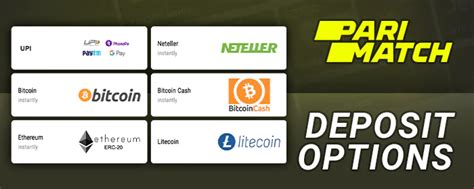 Deposit Methods for Parimatch .